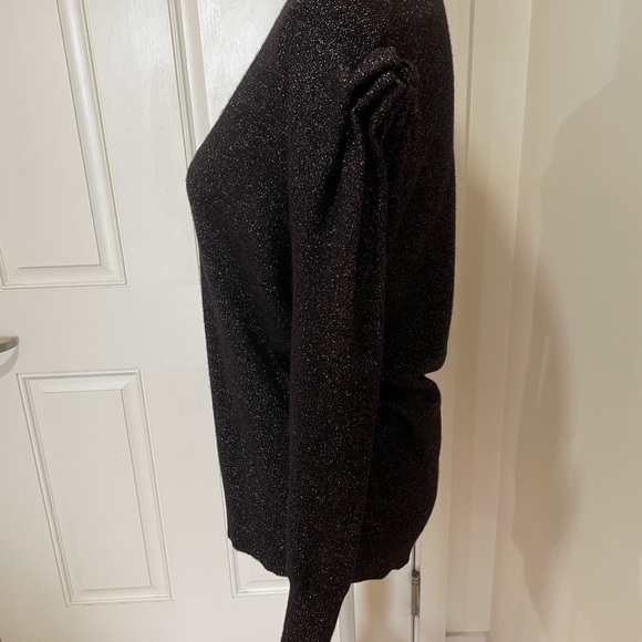 Chelsea 28 Puff Sleeve Sparkle Sweater - Picture 4 of 9